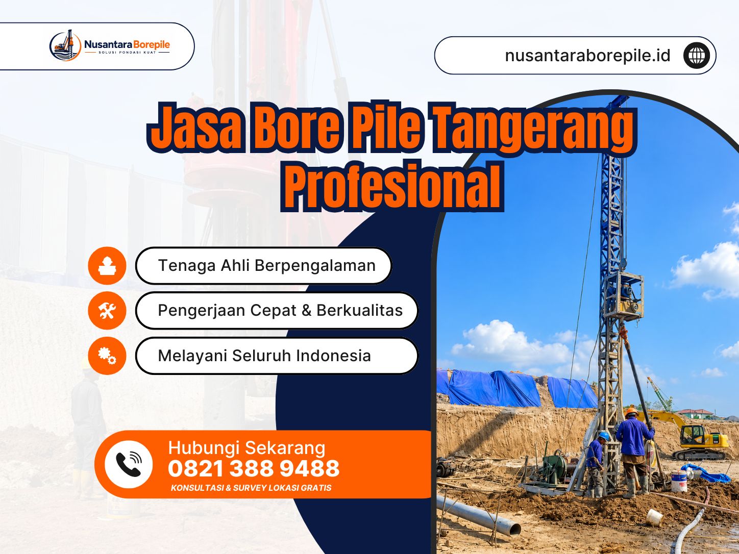 asa Bore Pile Tangerang Profesional untuk Rumah, Gedung & Kawasan Industri